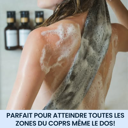 Serviette de douche exfoliante antibactérienne Japonaise Malin Québec™