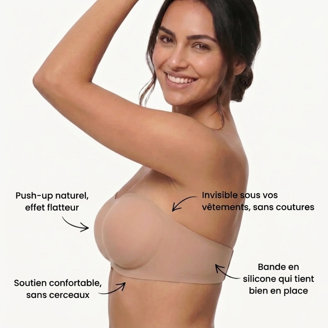 Soutien-gorge invisible sans bretelles