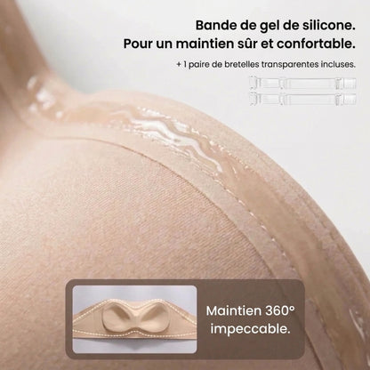 Soutien-gorge invisible sans bretelles