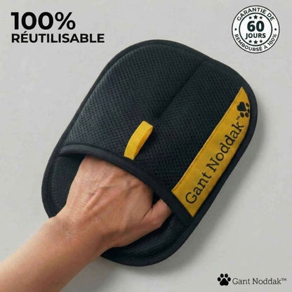 Gant Malin Québec Nettoyant Anti-Poils Réutilisable