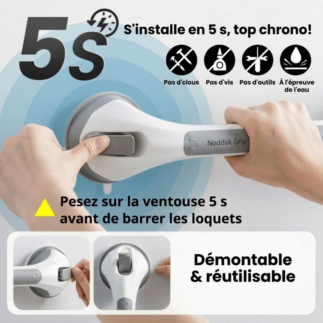 Malin Québec Grip – Barre de Sécurité pour Douche