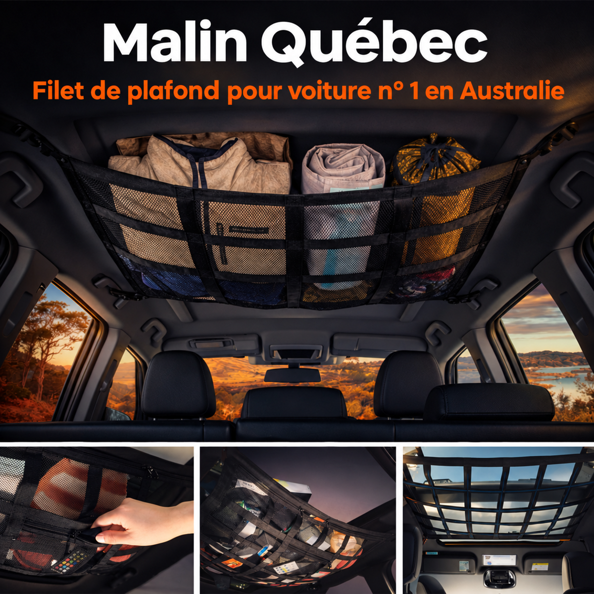 Malin Québec™ Rangement de Plafond