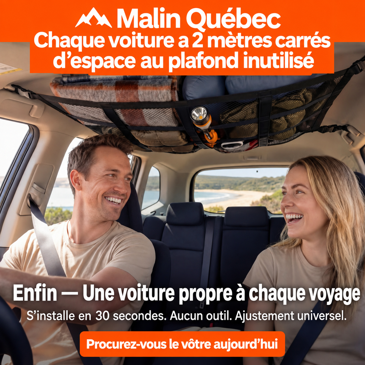 Malin Québec™ Rangement de Plafond