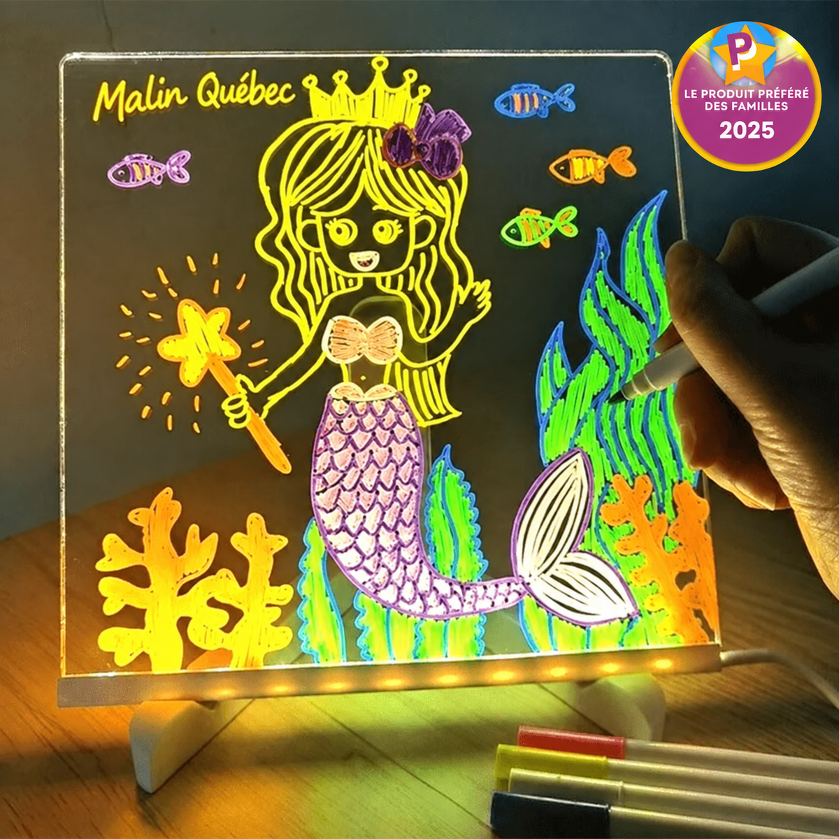 Tablette MagicLight – Dessine avec de la lumière, stimule l'imaginaire